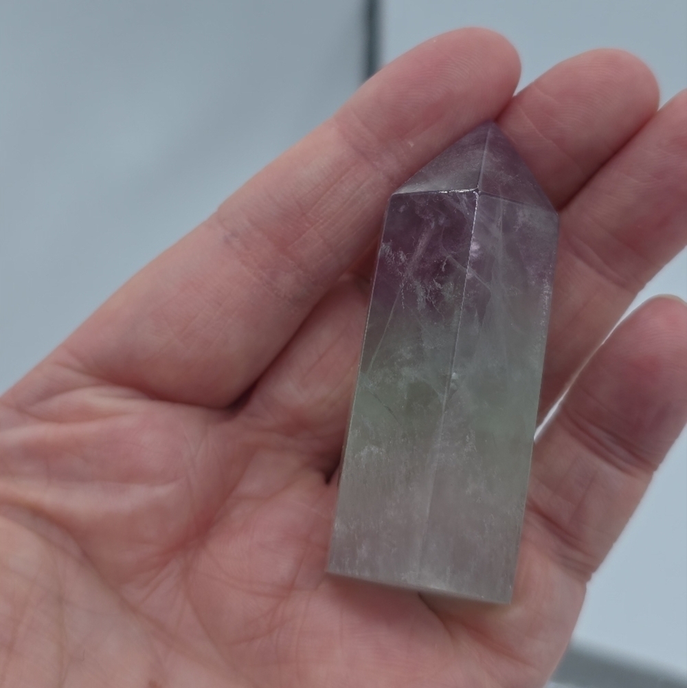 Rainbow Fluorite Crystal Tower - Picture 3 of 6